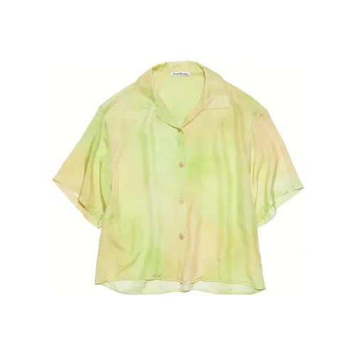 Acne Studios Рубашка Женская Lime Green