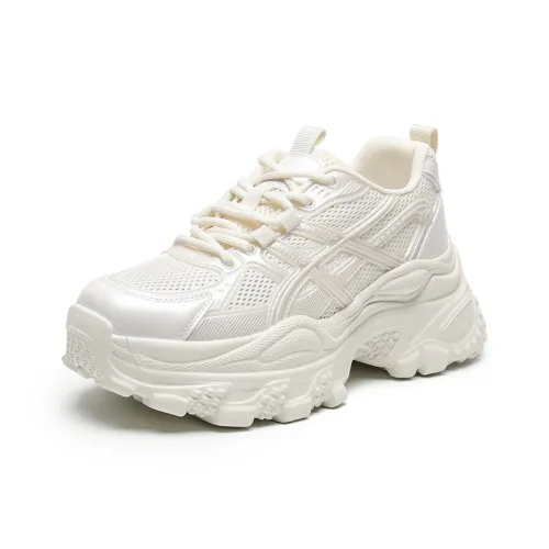 HUANAI Низкий топ кеды женские белые