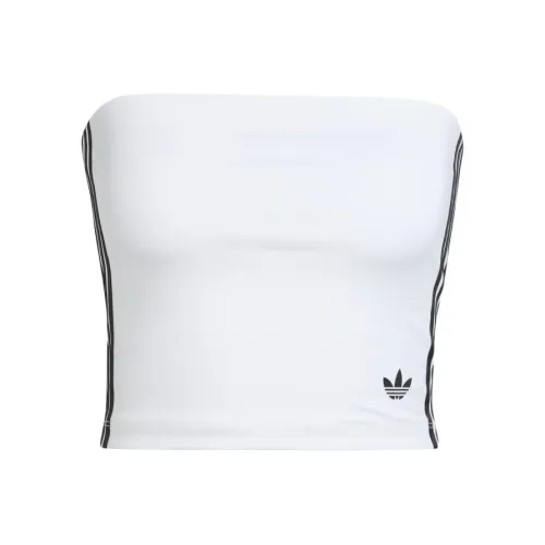 Adidas Originals Без бретелей Топ Женский Белый