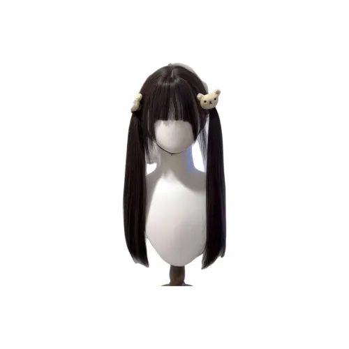 LIANXIANGKE 85 см Перука Бесшовная Anti Aging Длинные Черные Прямые Волосы Естественные JK Лолита Полный Комплект Высокотемпературная Пряжа