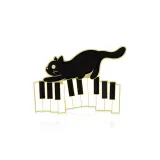 Музыкальная кошка брошь [Стиль 2]