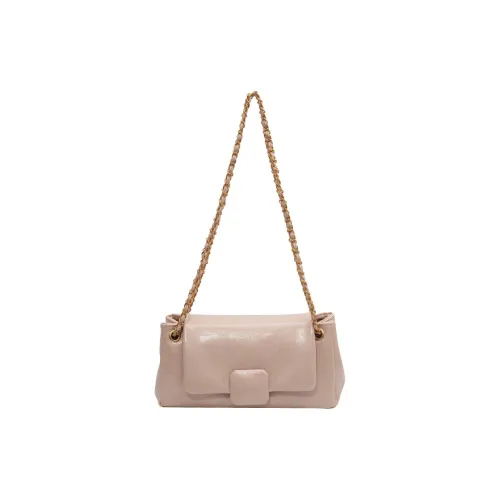 PINK·LAND ПУ (полиуретан) Сумка через плечо Стандартная Женская Экрю Зеленый Коричневый Черный