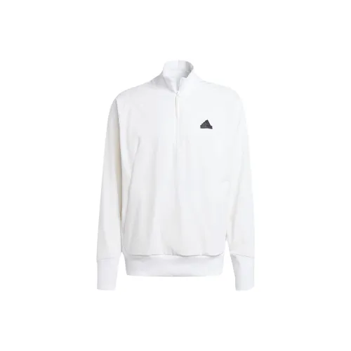 Adidas Quarter Zip Толстовка Мужская Белая