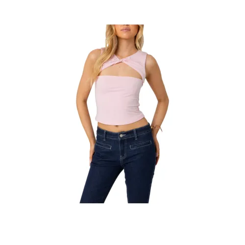 Edikted Светло-розовые Женские Майки