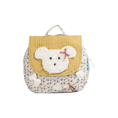 Vack Нейлоновый Рюкзак Стандартный Женская Белый