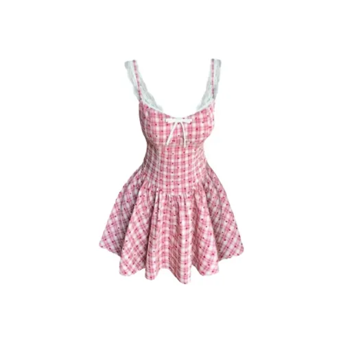 SKYA Розовые Женские Платья без Рукавов