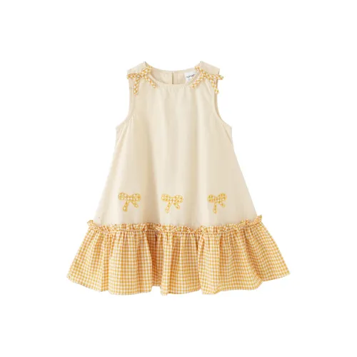 MAMIMAKA Желтые Платья для Детей