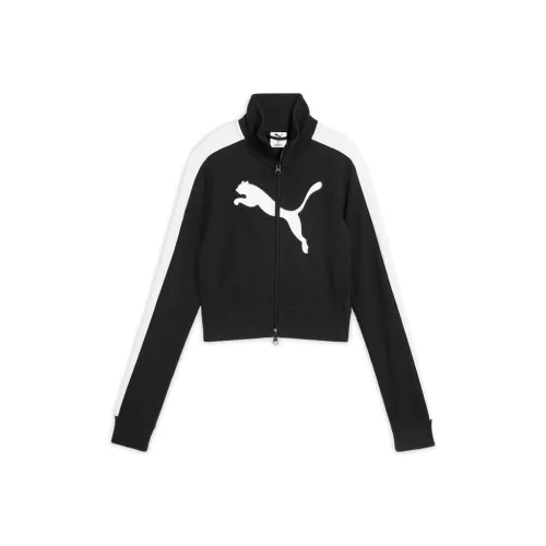 PUMA T7 Черный Белый 01 Женские Куртки