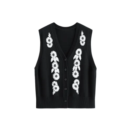 FANSILANEN Черный Женский жилет