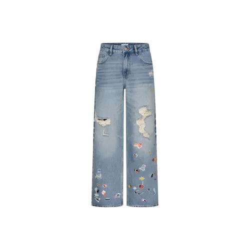 URBAN REVIVO Blue Women's Jeans  
URBAN REVIVO Синий Женские Джинсы