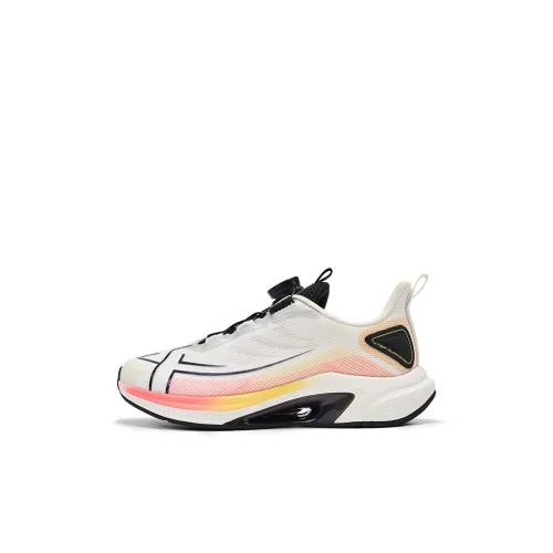 XTEP Hayate 1,0 Rebound Устойчивый к истиранию Дышащий Низкий Топ Беговые кроссовки Парус Белый Серебряный 33 42 Детский