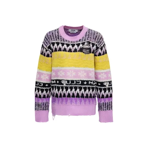 MSGM Многоцветные Женские Свитера