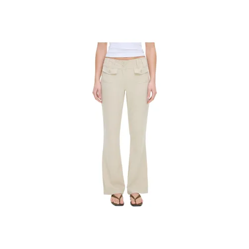 GLASSONS Низкий Шов Tailored FLARE Брюки Повседневные Брюки Женские