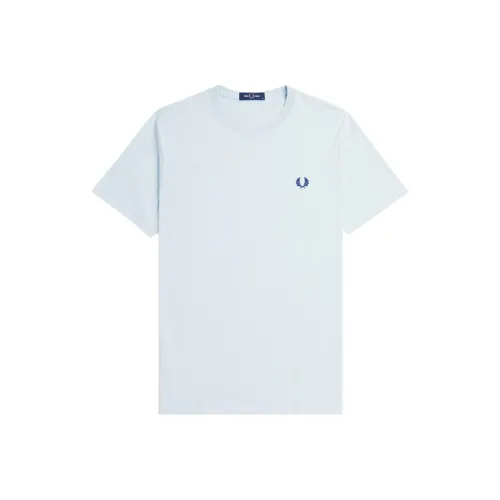 FRED PERRY Светло-синие мужские футболки T