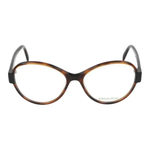 EMILIO PUCCI Ацетат Бабочка Оправы для очков Женские Многоцветный
