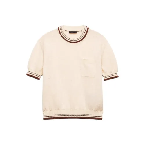 PRADA Натуральный Темно-коричневый Мужские Свитера