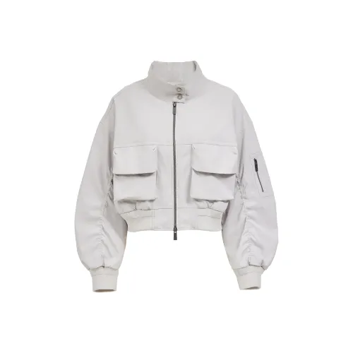 ONLY A43 Паровой Серый Цвет Женский Короткий Пальто