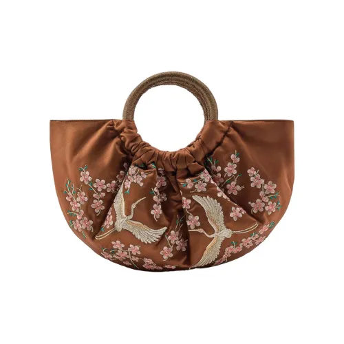 ZARA Полиэстер Сумка Женская Коричневая