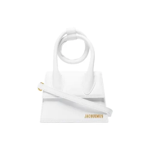 Jacquemus Le Chiquito Коровья кожа Сумка через плечо Сумка Мини Женская Белая