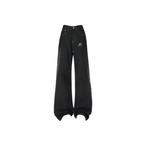 DAREASY Черные Унисекс Джинсы