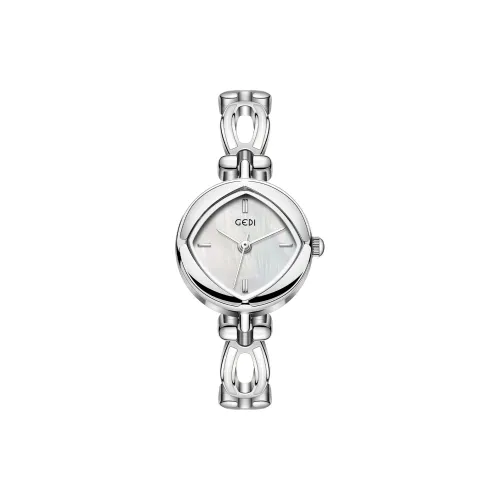 GEDI Кварцевый механизм сплав ремешок женские часы жемчужная раковина цвет циферблат часов