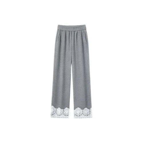 POWXV Серый Женские Повседневные Брюки