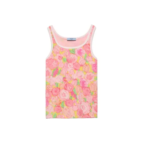 PRADA Розовые Женские Майки