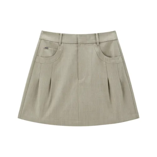 PEACEBIRD Повседневные короткие юбки для женщин