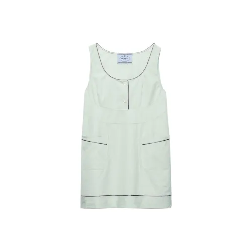 PRADA Fw25 Без рукавов Платье Женское