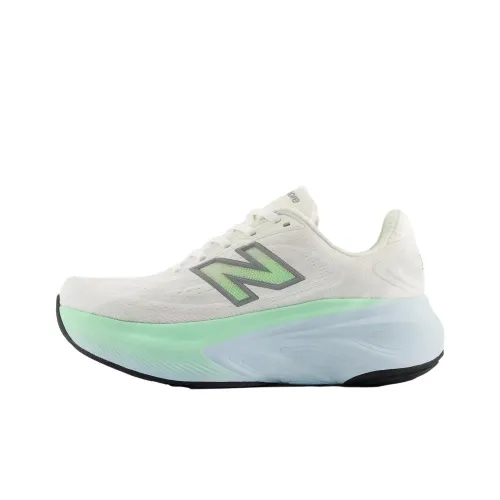 New Balance NB Свежий Пена X More V6 Дышащий Поддержка Беговые кроссовки Женские Белые Циановый