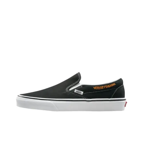 TYAKASHA x Vans Classic Slip On Скейтборд Кроссовки Мужские Черные