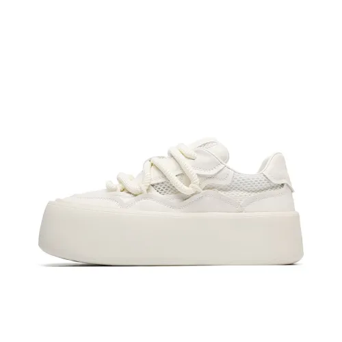 ROUBINI Износостойкие Дышащие Низкие Кроссовки для Скейтбординга Мужские Белые