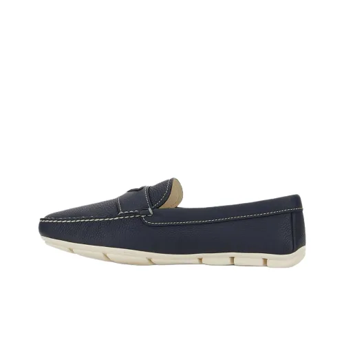 PRADA Mocassini Лоферы Мужской Морской Синий