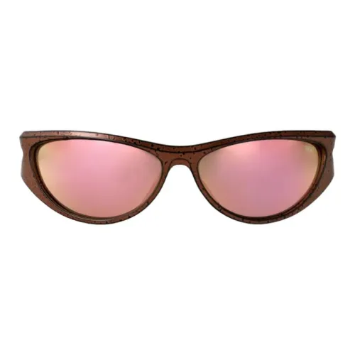 DIESEL Ацетат OVAL SUNGLASSES Мужской Умбра