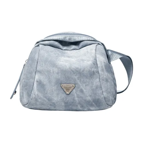 AOKANG Сумка из синтетической кожи купольная сумка сумка через плечо сумка на плечо сумка среднего размера женская лазурный бежевый