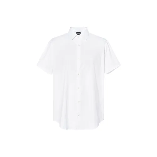 EMPORIO ARMANI SS22 Рубашка Мужская Белая