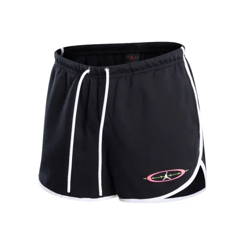 Jordan Brooklyn Fleece Черные Женские Повседневные Шорты