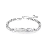 Синий миндаль и птица пара браслет - мужской стиль