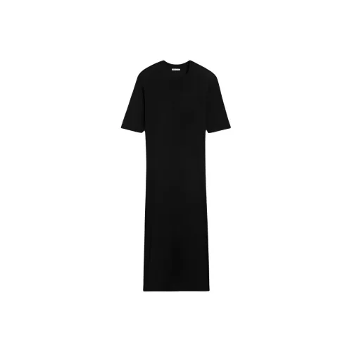 AMIPARIS Короткое платье с короткими рукавами женское черное