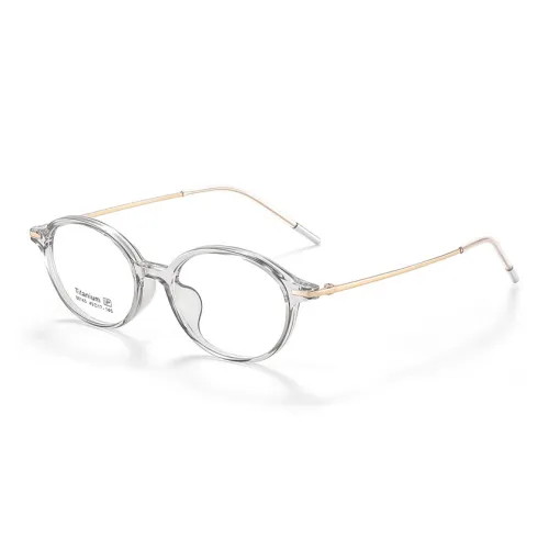 PSACSS Чистый титан TR Памятный пластик Овал Оправы для очков Унисекс