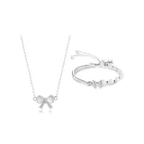 Бант Комплект Одежды [Ожерелье + Браслет]