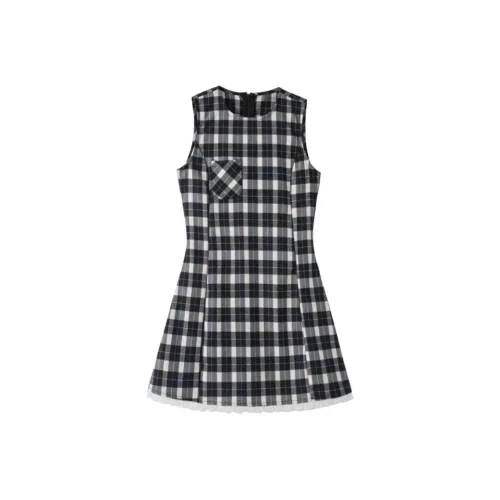 Cotton Zhiximeng Live Без рукавов Платье Женское