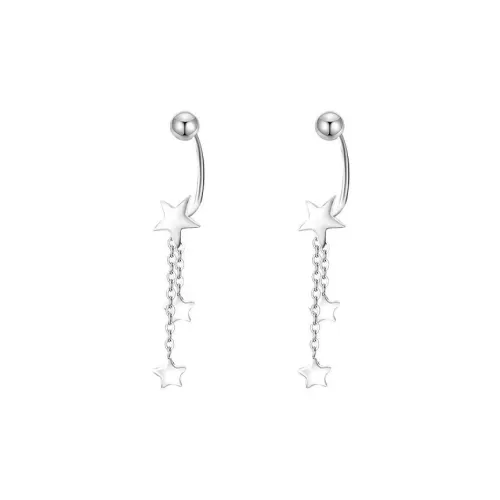 B Z Copper Alloy Stud Earrings Unisex B Z Медный Сплав Серьги-гвоздики Унисекс