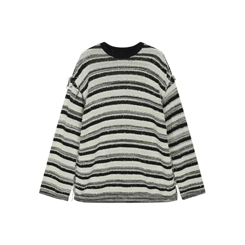 CROQUIS 965 Черный Белый Полосы/Клетка Мужской Трикотаж