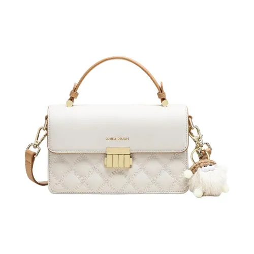 COMELY Сумка через плечо из коровьей кожи сумка обычная женская цвет экрю