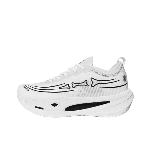 Черные кроссовки для бега с низким верхом Tailled Deer, унисекс