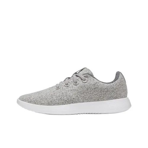 Allbirds Wool Runner NZ Легкий Низкий Топ Повседневная Обувь Мужская Средне-Серый