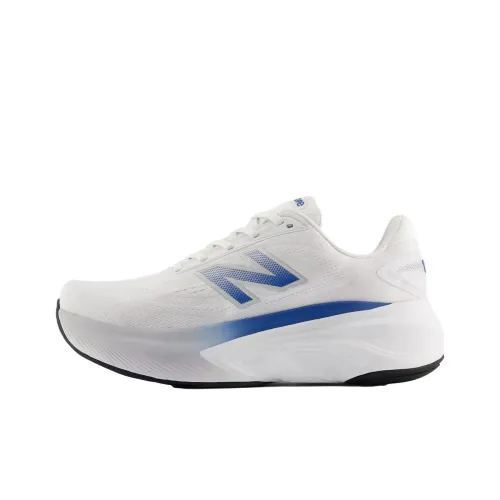 New Balance NB Свежий Пена X More V6 Амортизация Дышащий Поддерживающие Беговые кроссовки Унисекс Белый Синий