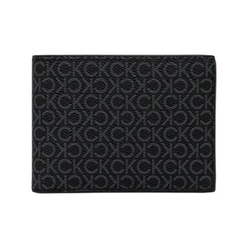 CALVIN KLEIN Переработанный полиэстер кошелек большой мужской черный