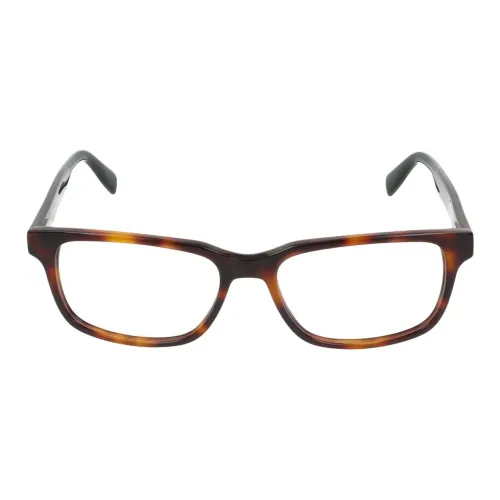 LACOSTE Ацетат Прямоугольные Оправы для Очков Мужские Коричневые